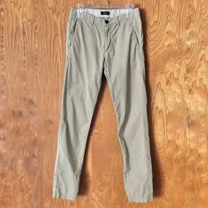 Theory cotton khaki chinos, straight leg, 29